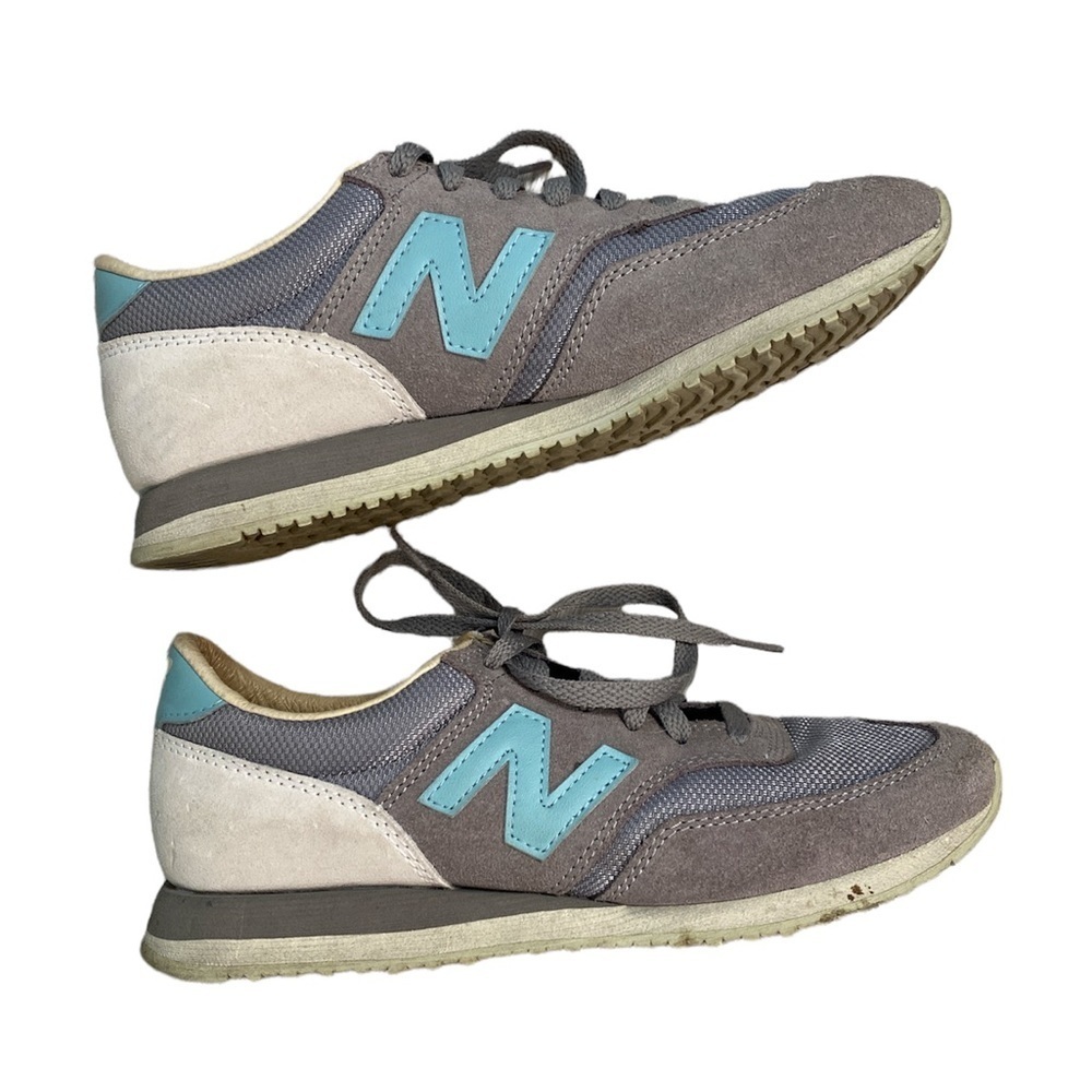 New Balance 620 Gold Blue Gray Sneakers